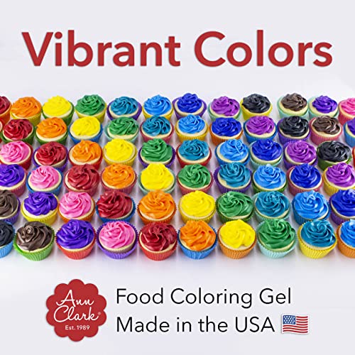Gel Food Coloring .7 oz, 12 Colors A152