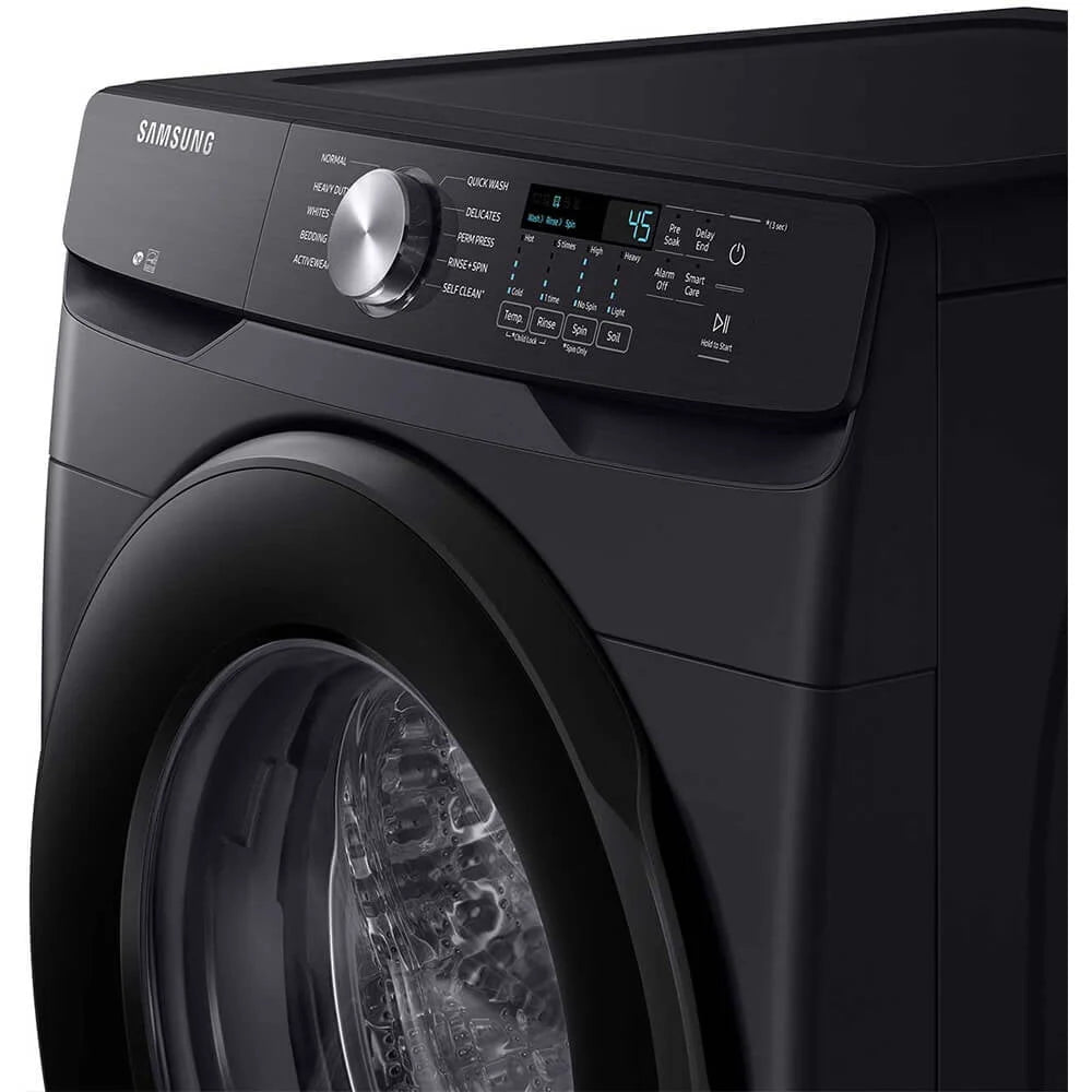 Black Stainless Steel Front Load Washer E96917