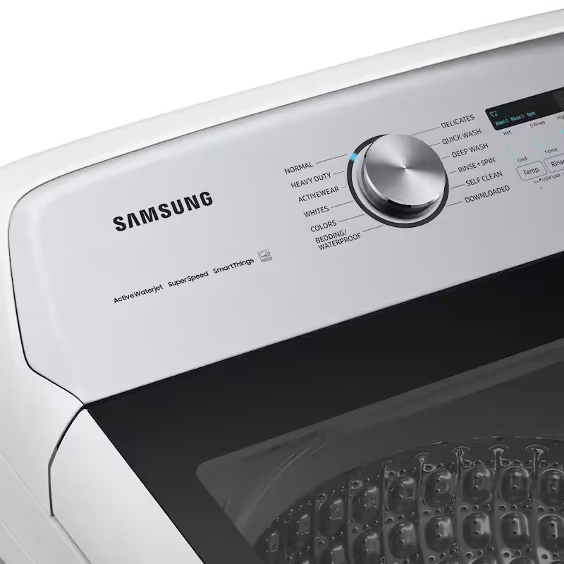 5.4 cu.ft. Smart Top Load Washer with Agitator in White X633