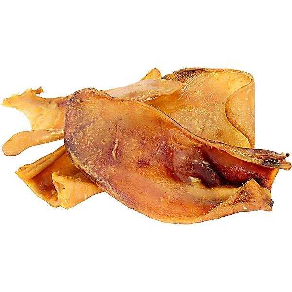 Large Whole Pig Ears Dog Chew Treats O19434