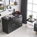 5 Drawer Black Storage Cabinet T649933