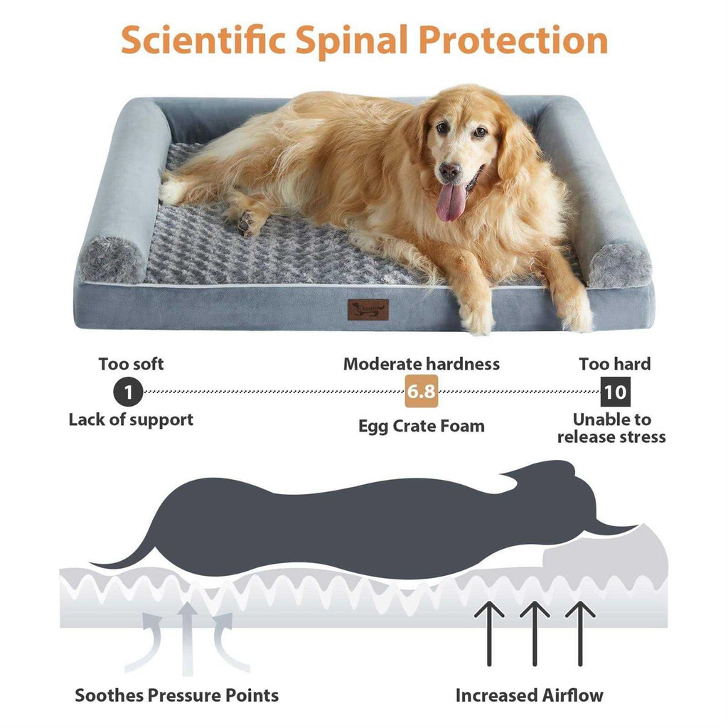 Orthopedic Egg Foam Dog Bed with Removable Washable Cover M3777
