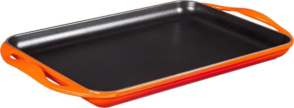 Enameled Cast Iron Rectangular Griddle L834