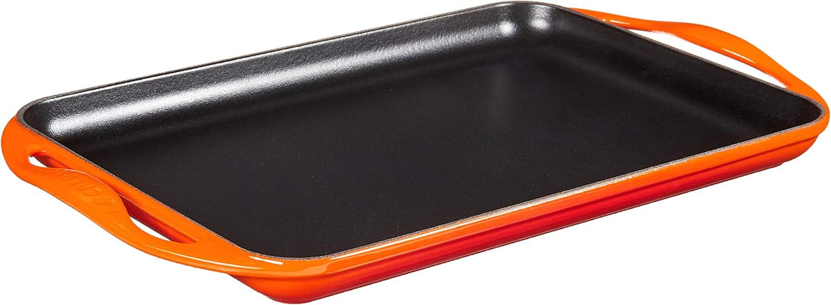 Enameled Cast Iron Rectangular Griddle L834