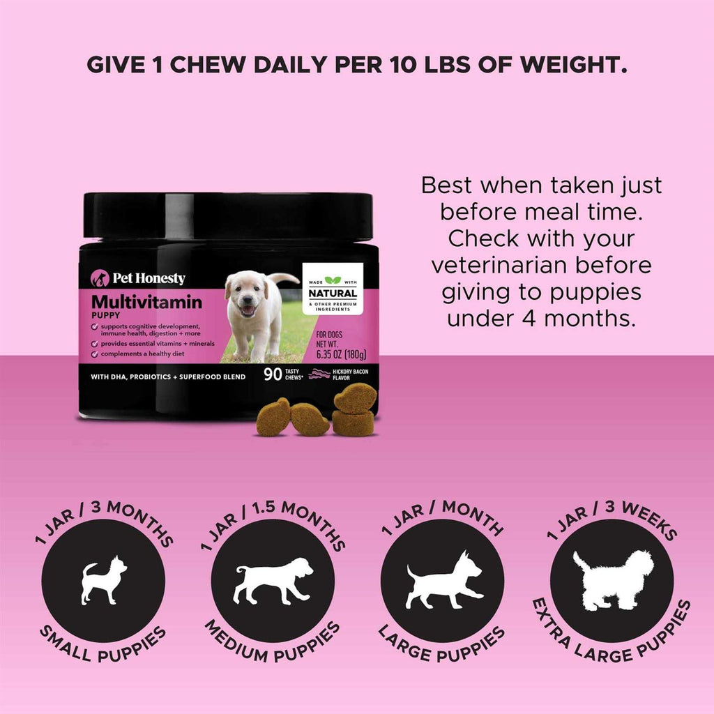 Puppy Multivitamin Glucosamine Soft Chews A404222
