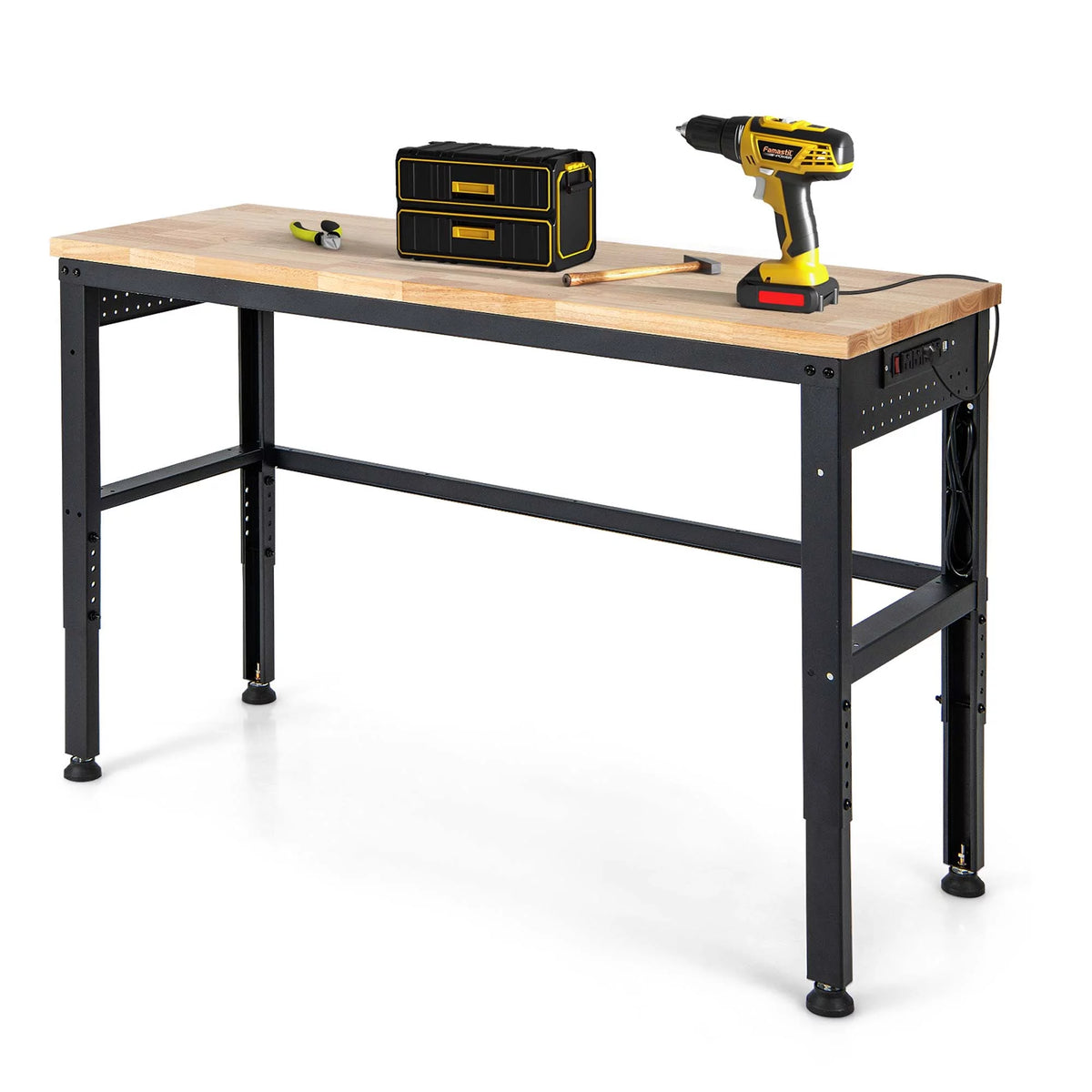 Adjustable Height Workbench with Power Outlets X96807