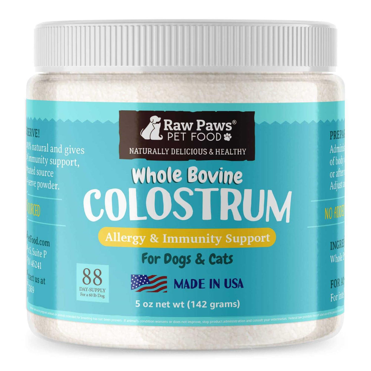 Bovine Colostrum for Dogs 5-oz T6581