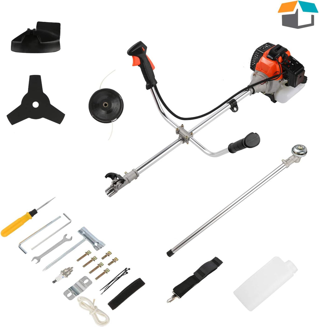 2-in-1 Gas Powered 18 Inch Straight Shaft String Trimmer H62017