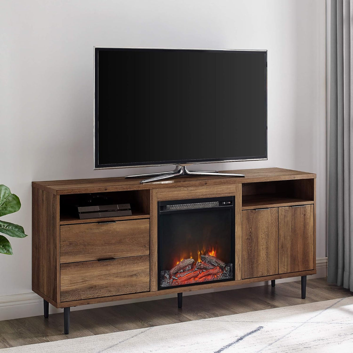 30 Inch Dark Walnut Storage Cabinet O276249