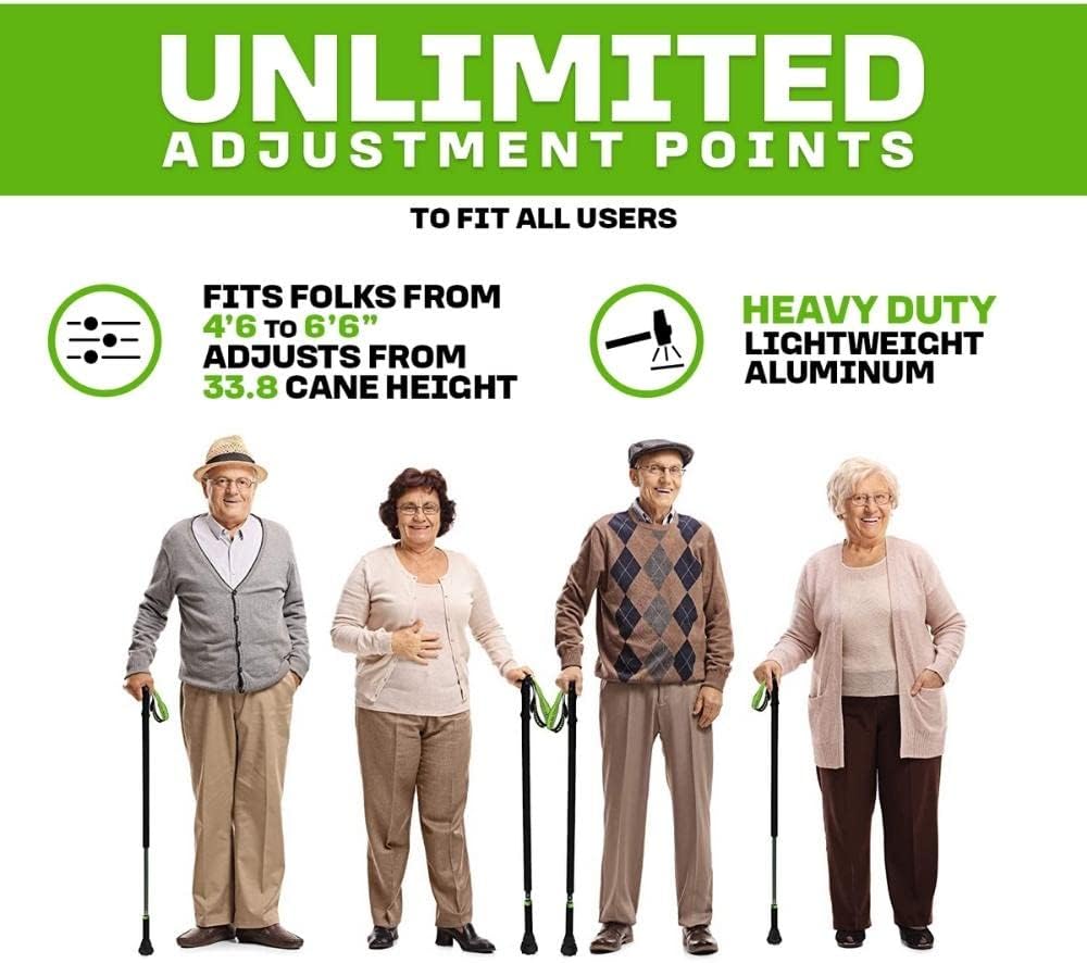 Lightweight Adjustable Walking Cane B41366