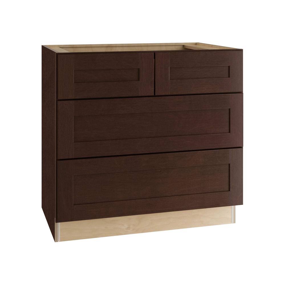 3 Drawer Shaker Base Kitchen Cabinet with Soft Close Drawers H7535