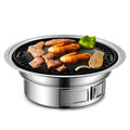 Portable Non-stick Stainless Steel Charcoal Grill C362933