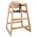 Wooden High Chair Walnut A67376