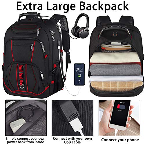 Extra Large 18.4 inch Laptop Backpack with USB Charging Port M269612