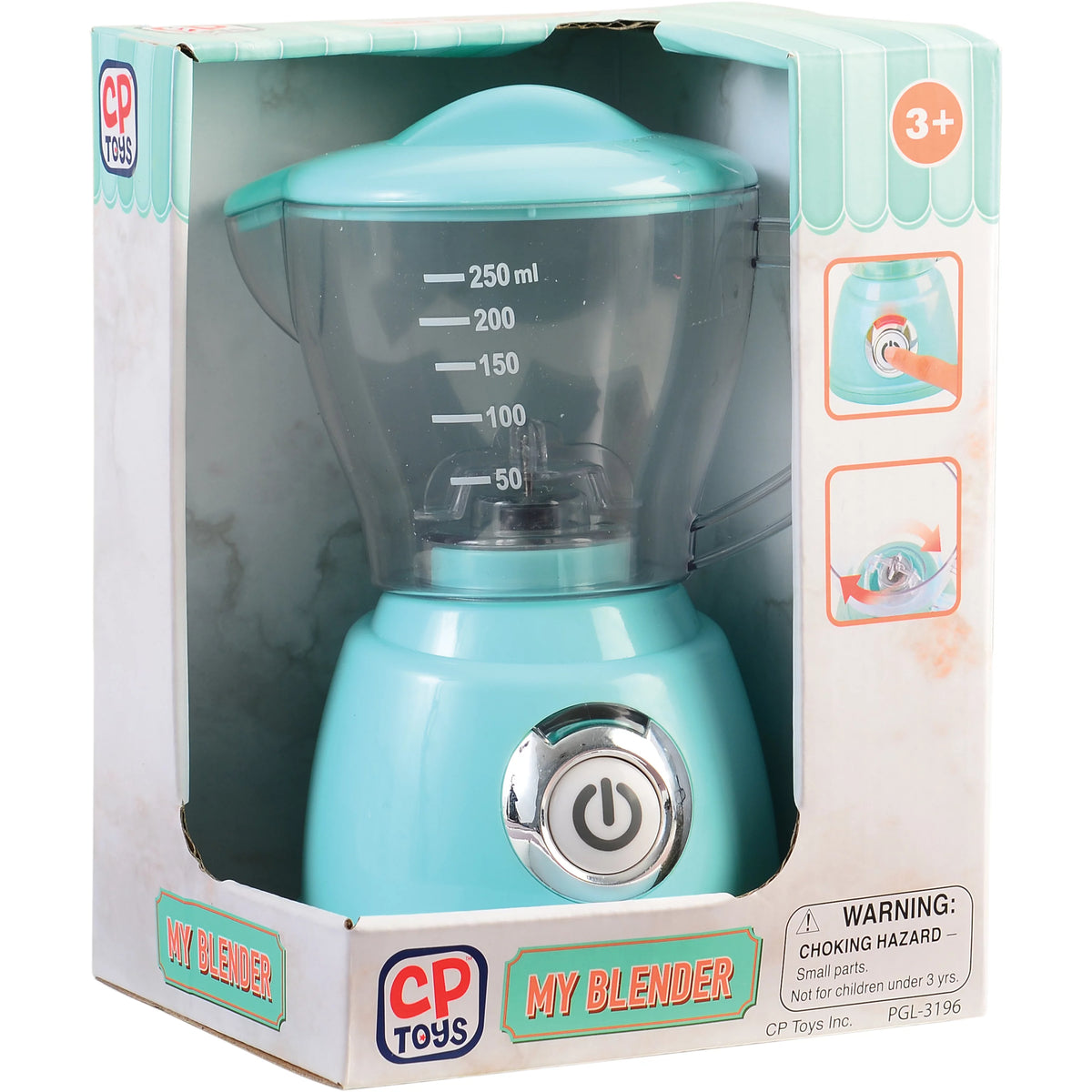 Blue 3-Piece Kitchen Appliance Playset U1587