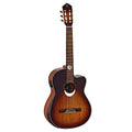 Brown Sunburst Classical Acoustic-Electric Guitar O702