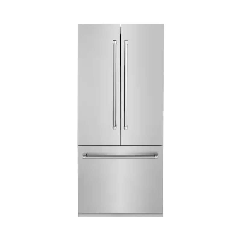 36 in. 3-Door French Door Refrigerator with Ice and Water Dispenser Stainless Steel J2743