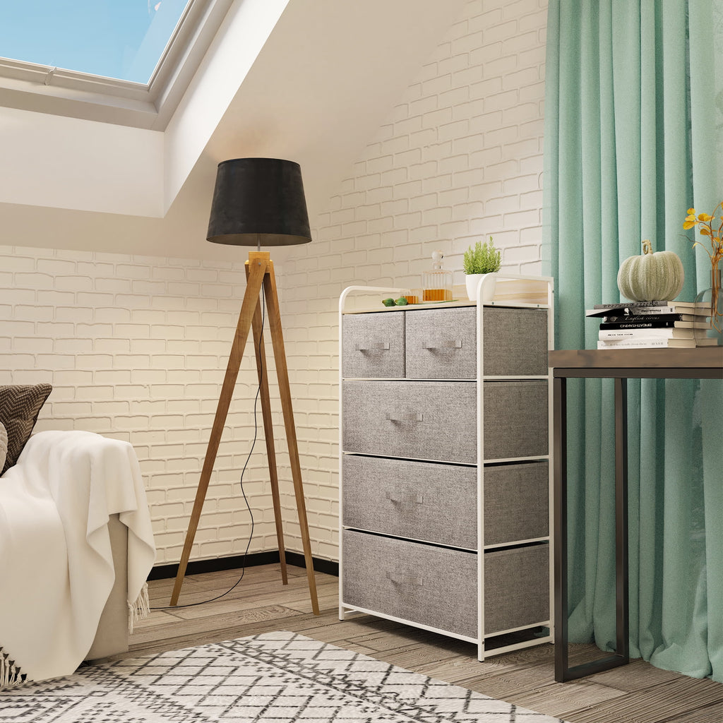 Cool Gray 7 Drawer Dresser O515706