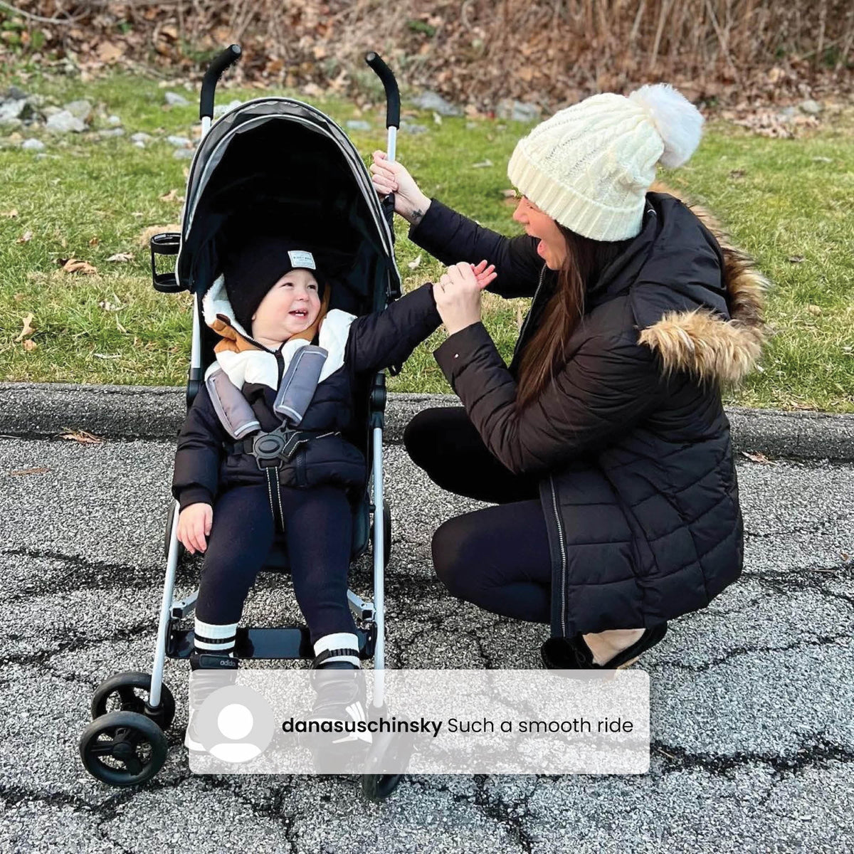 Lightweight Travel Stroller 13.7 Pounds Black V440