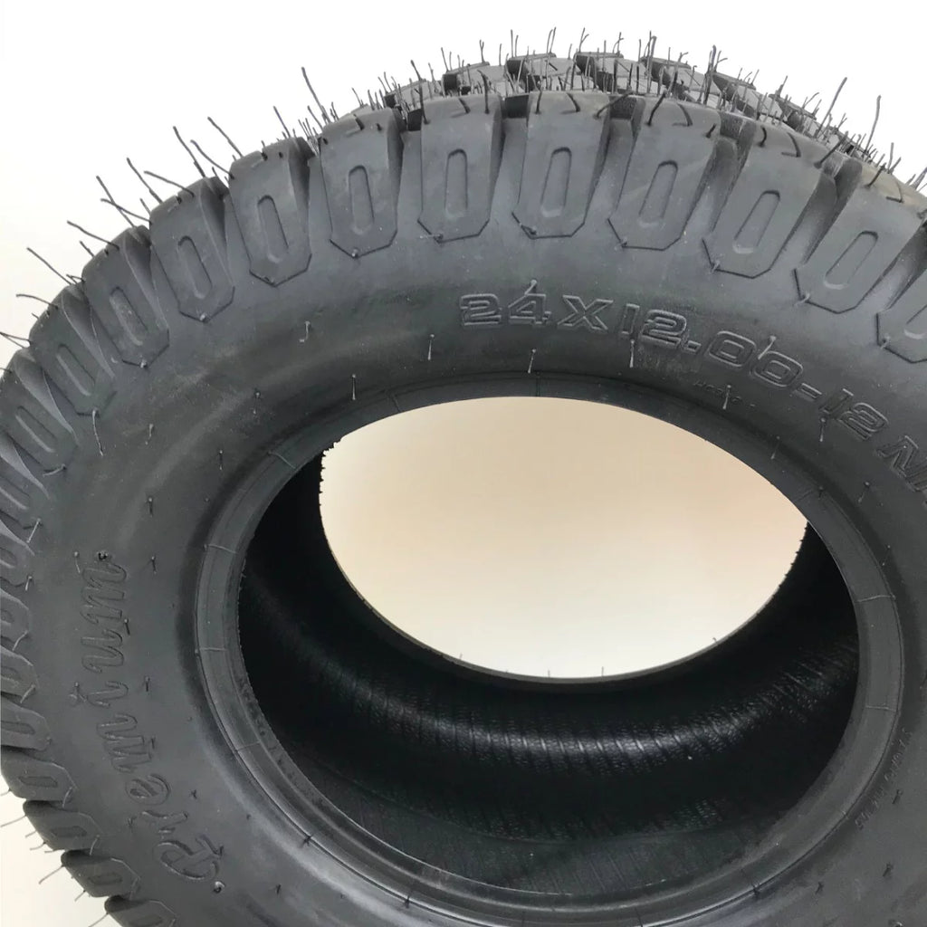 24x12.00-12 4Ply Lawn Mower Tire Set of 2 N935