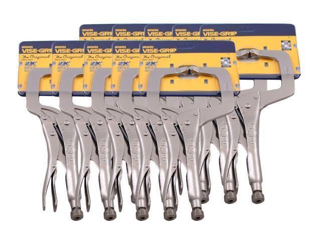 11" Locking C-Clamps with Regular Tip (10 Pack) X42504