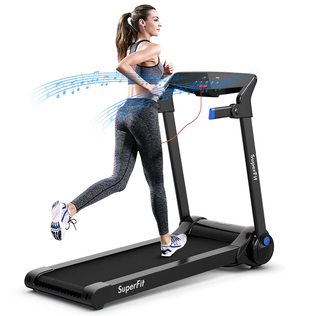 Folding Electric Treadmill Running Machine B589106