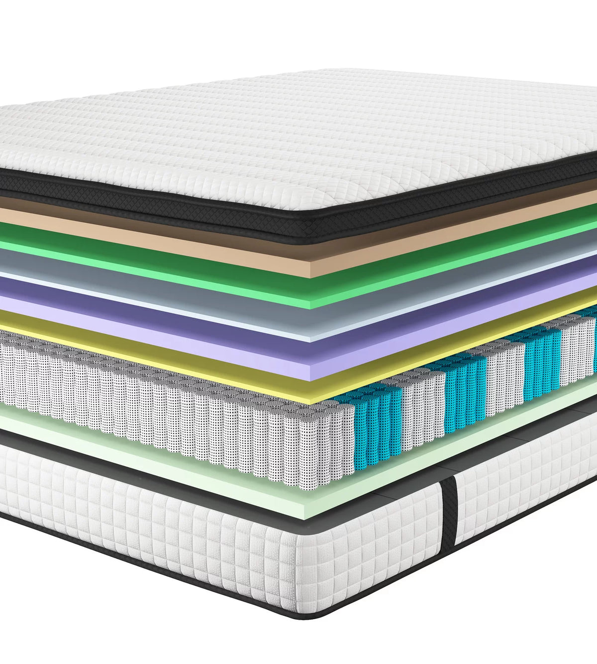 10 Inch Hybrid Foam Spring Mattress Twin O432245
