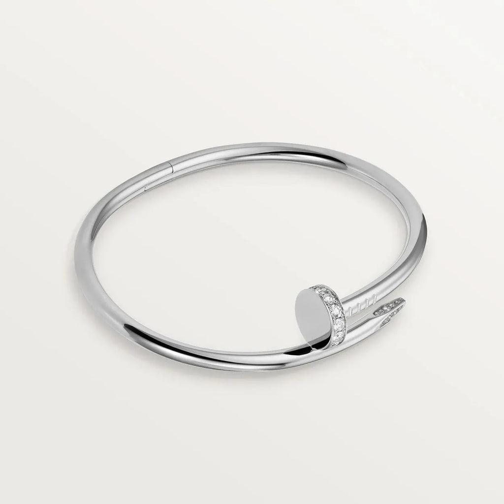 Nail Bracelet With CZ Diamond I95462