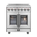 30 Freestanding French Door Electric Range with 5 Elements T40696