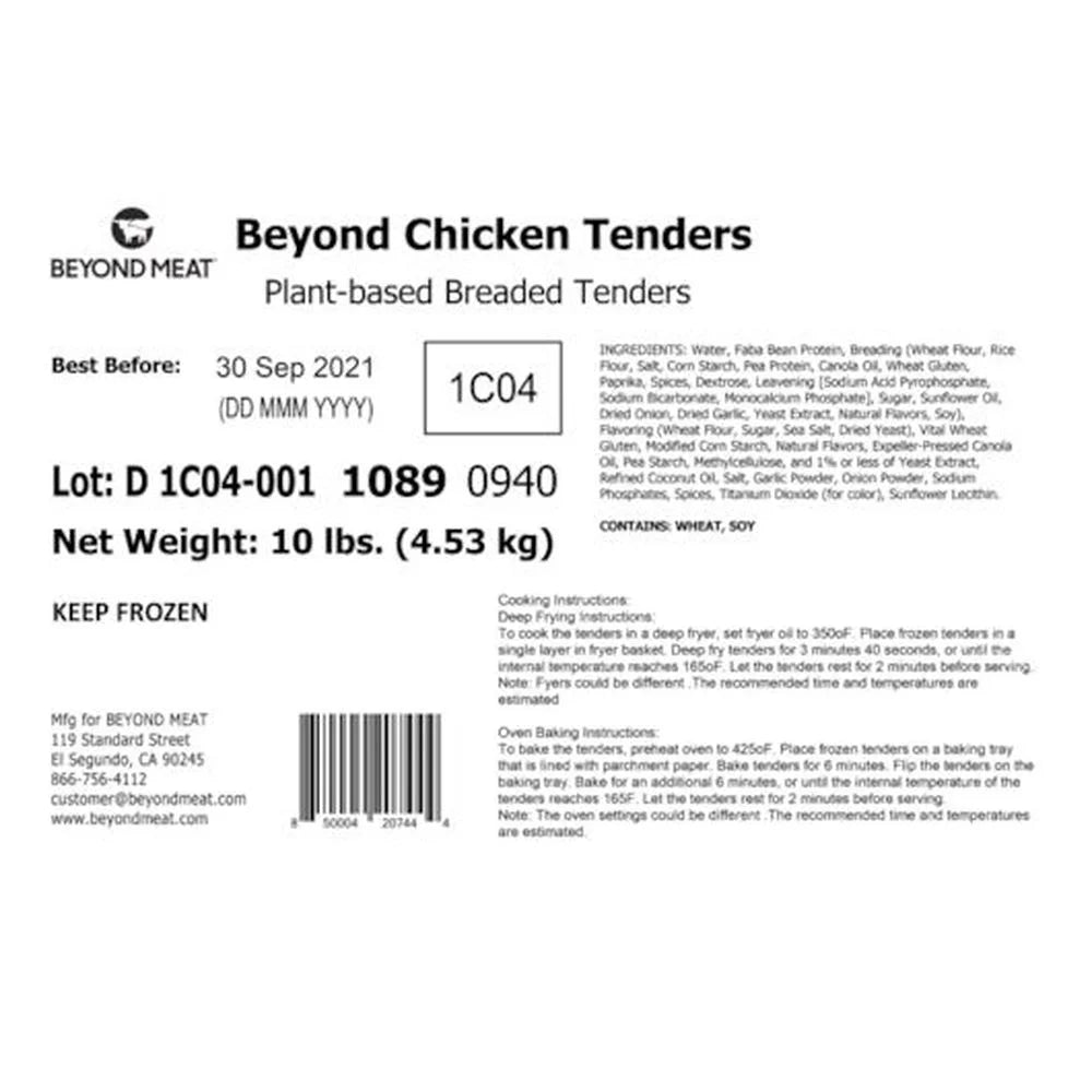 Chicken Tenders 5 Pound B75733