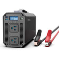 1200W Power Inverter DC 12V to 110V AC Converter with LCD Display Dual USB Car Charger B418