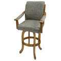 30x22 Swivel Solid Wood Bar Stool O830