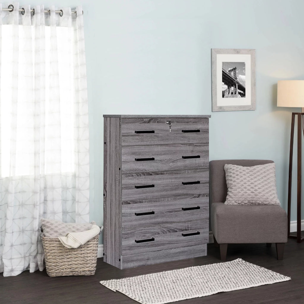 5 Drawer Chest with Lock C63149