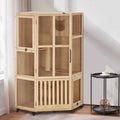 Large Corner Cat House with Scratching Post P504