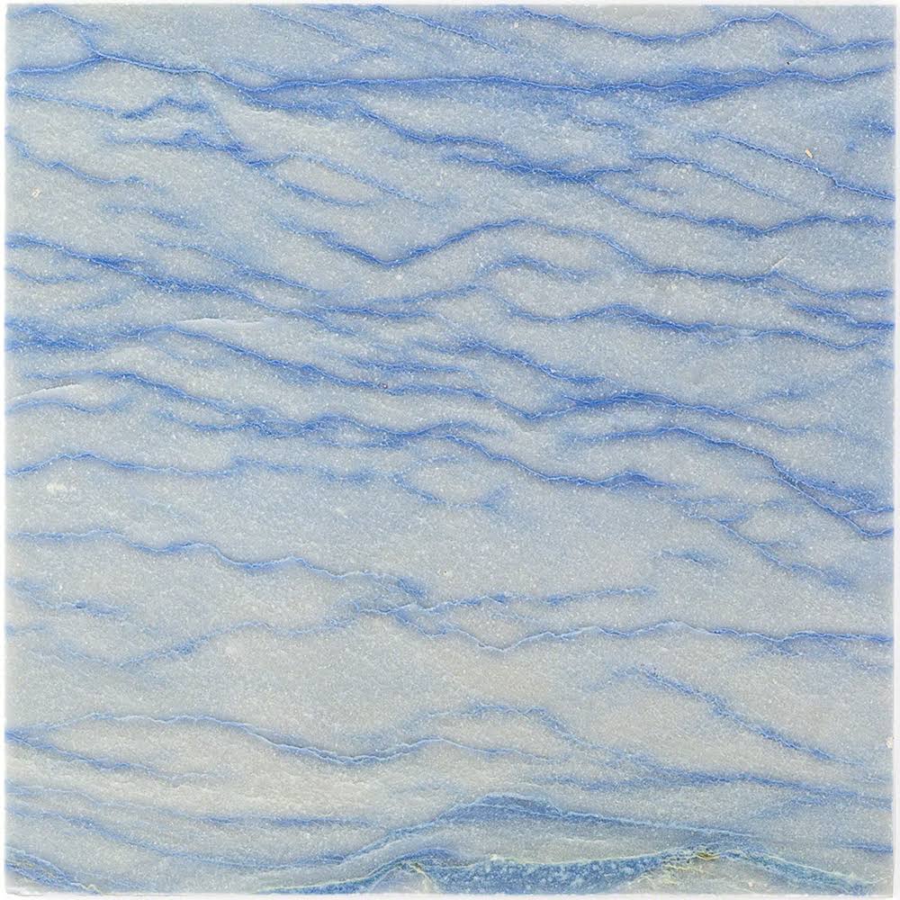 Blue 12x12 Polished Marble Mosaic Tile A16555