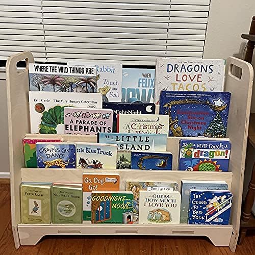 Large Montessori Wooden Bookshelf O33824