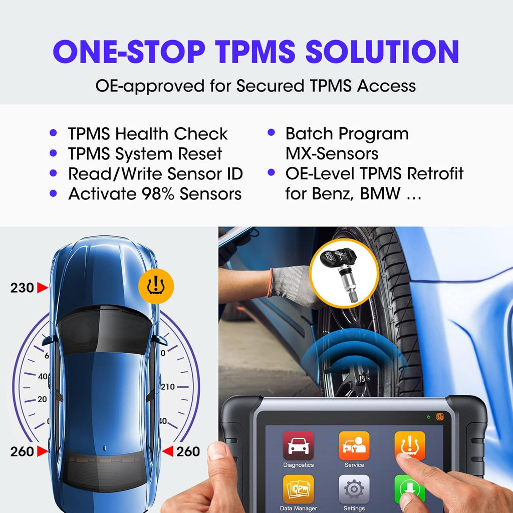 Car Scanner with ECU Coding and TPMS Features P208