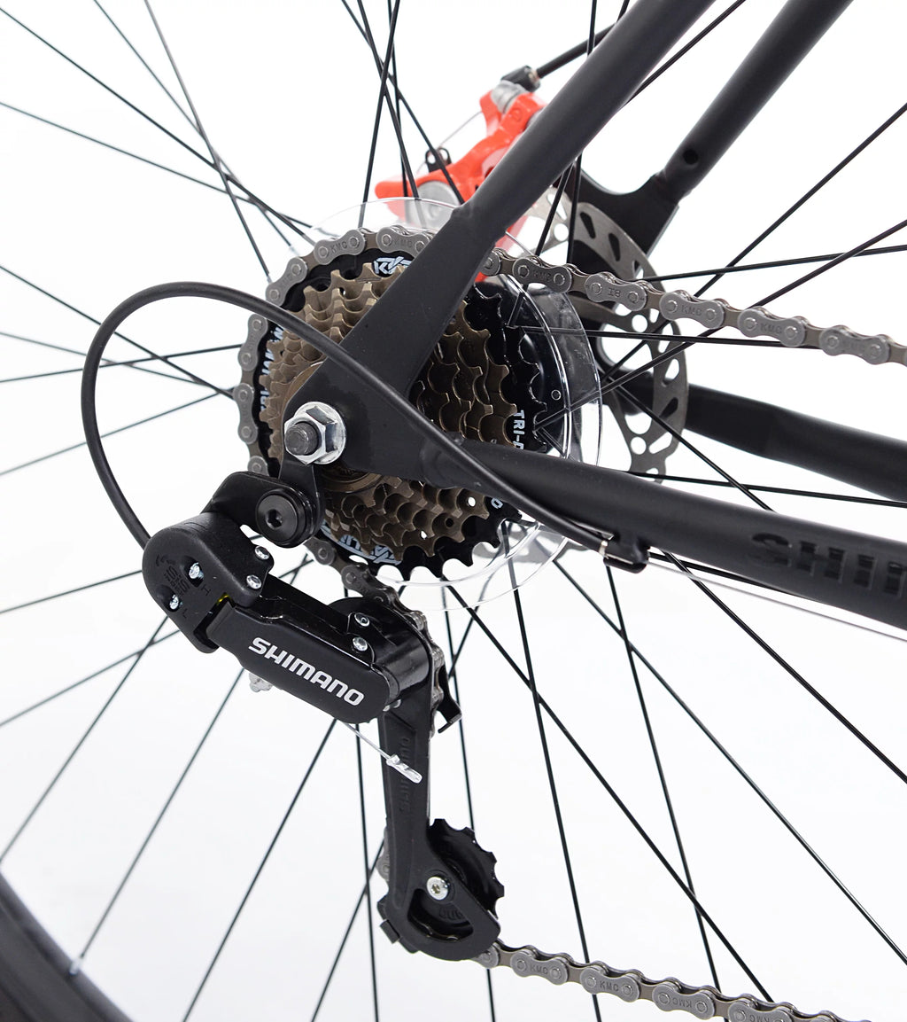 Black 700c Gravel Road Bike H9152