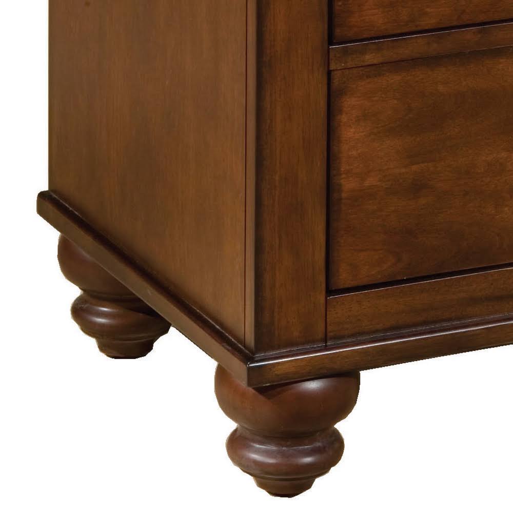 Brown Cherry Nightstand D8196