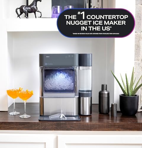 Countertop Nugget Ice Maker with 1 Gallon Tank U49007