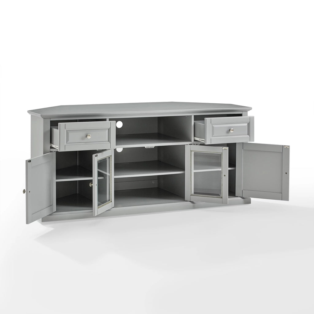 Gray Wood TV Stand P369