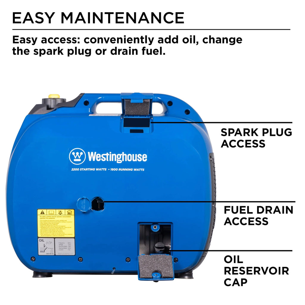 Portable Inverter Generator 1800 Rated Watts & 2200 Peak Watts F47073