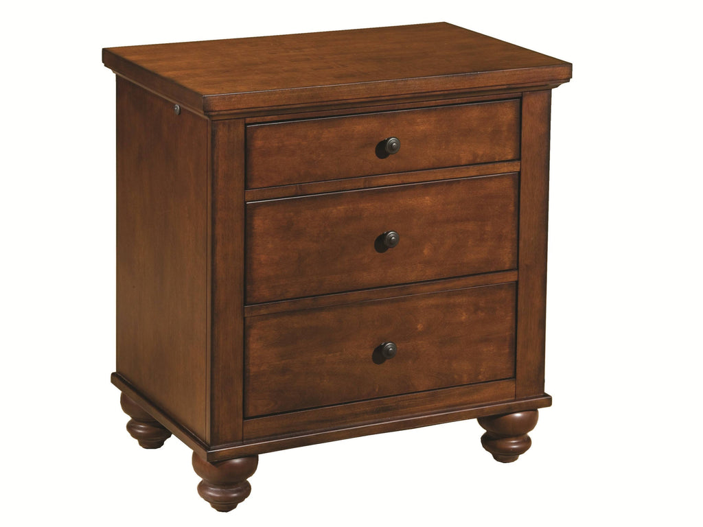 Brown Cherry Nightstand D8196