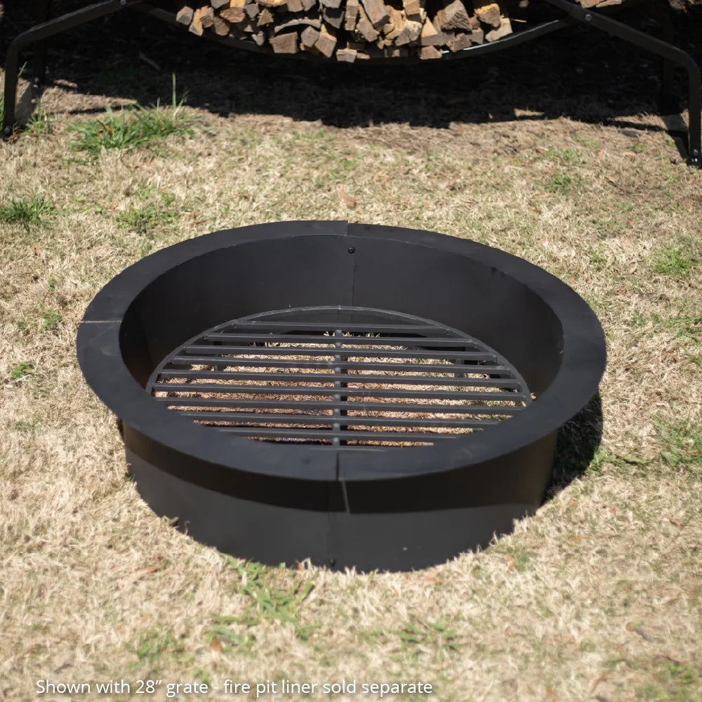 Round 36.5in Heavy Duty 1/2in Steel Fire Pit Grate I652245