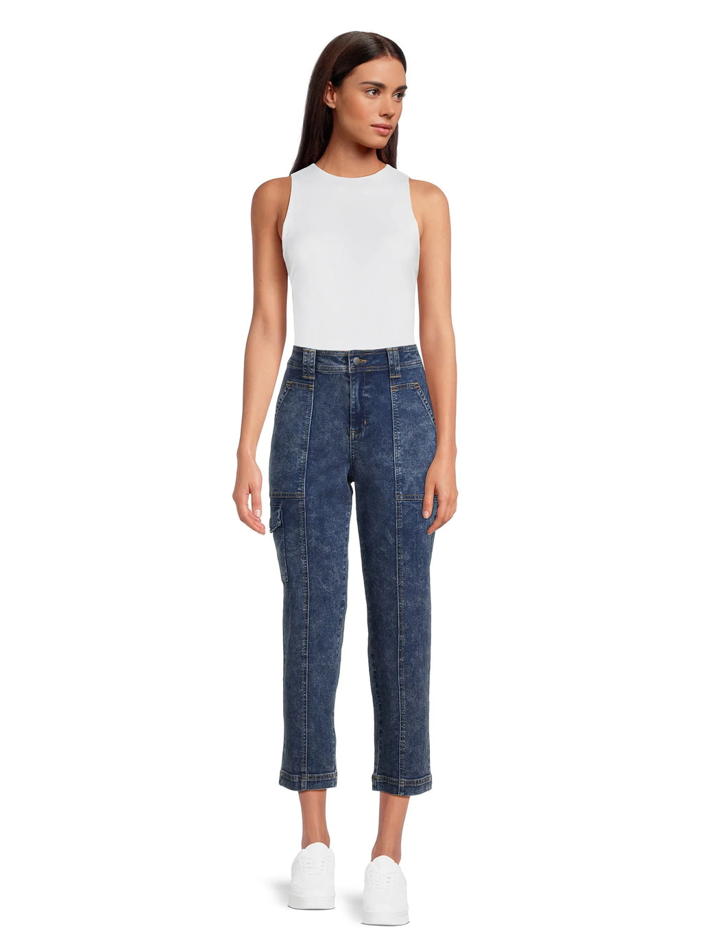 Mid Rise Straight Utility Pants 27 Inseam Q476419