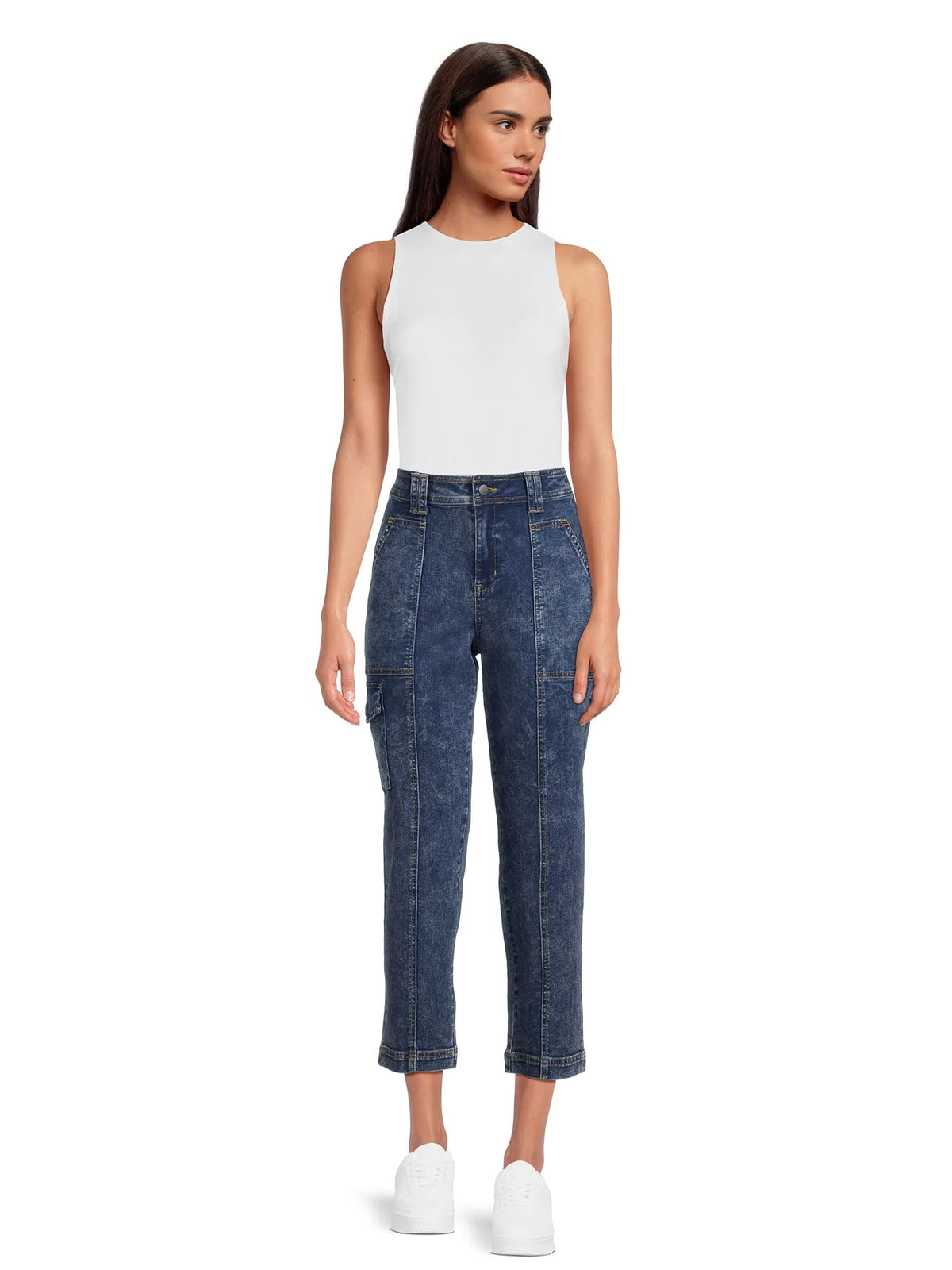 Mid Rise Straight Utility Pants 27 Inseam Q476419