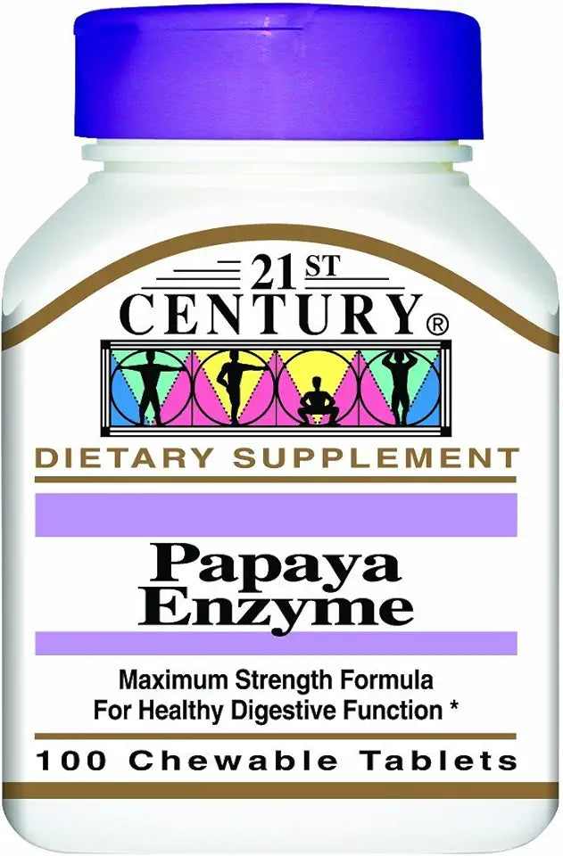 Papaya Enzyme 22Mg 100 Count 4 Pack H3549