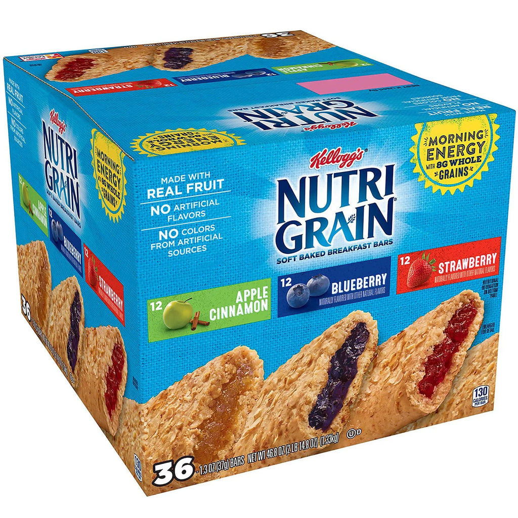 Cereal Bars Variety Pack 1.3 oz 36-Count H338