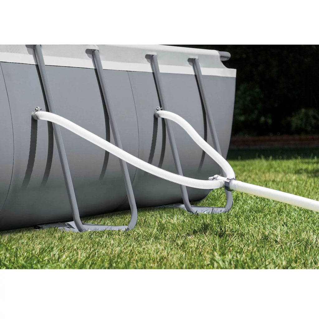 24' x 12' x 52 Rectangular Frame Swimming Pool with Pump O984