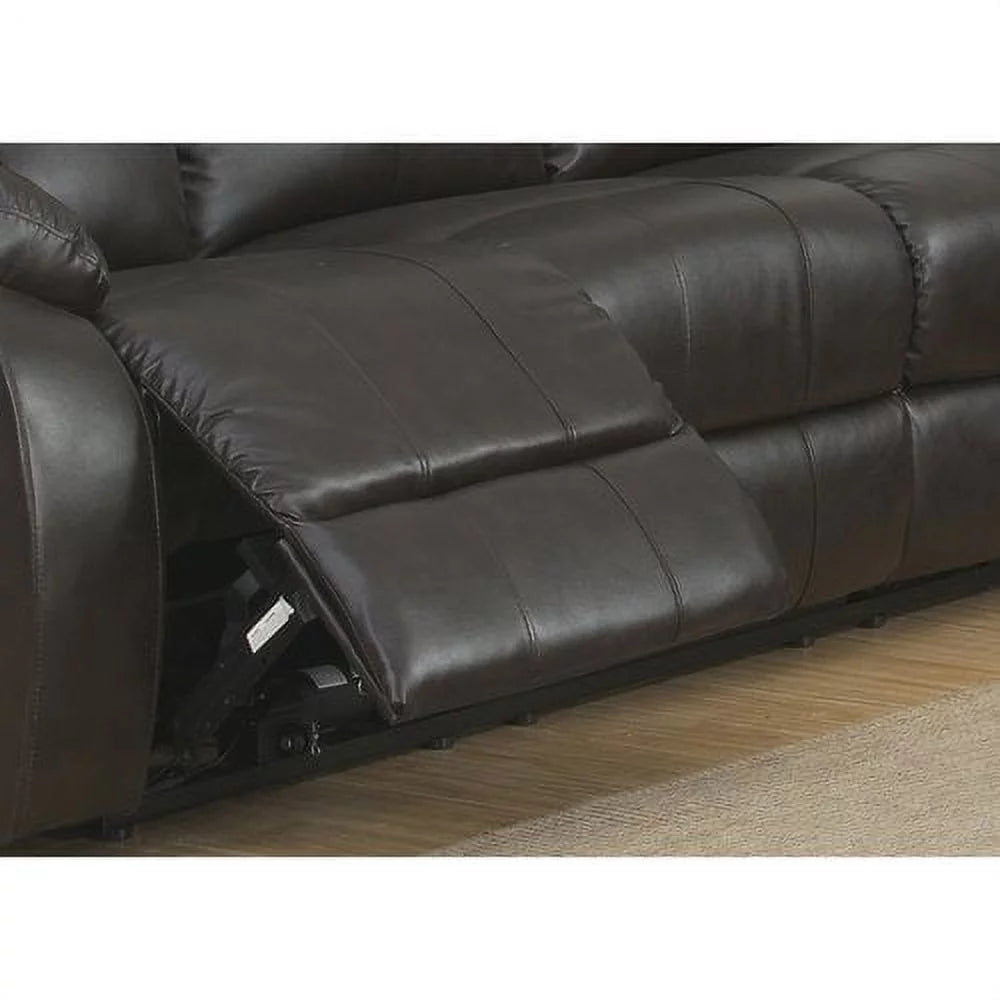 Dark Power Reclining Sofa N3193